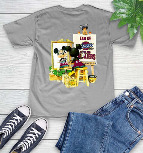 NBA Basketball Cleveland Cavaliers Mickey Drawing Shirt 48