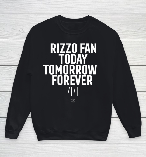 Anthony Rizzo Tshirt Fan Today Tomorrow Forever Gameday Youth Sweatshirt