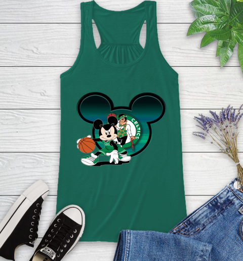 NBA Boston Celtics Mickey Mouse Disney Basketball Racerback Tank 7
