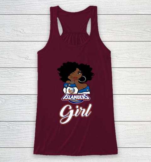 New York Islanders Girl NHL Racerback Tank 3