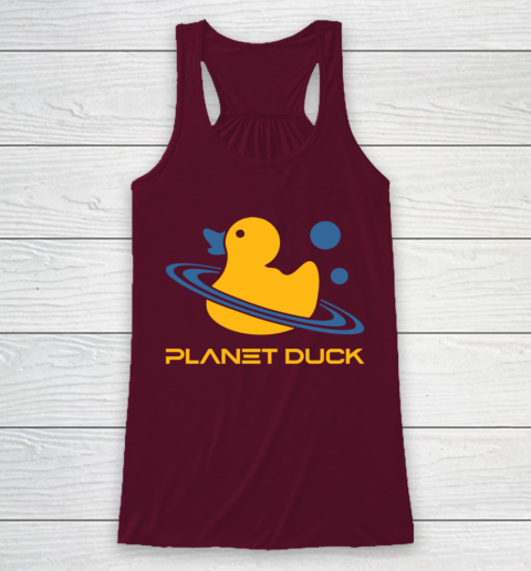 Planet Duck Quackity Racerback Tank 2