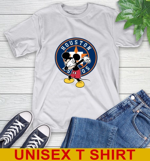 Houston Astros MLB Baseball Dabbing Mickey Disney Sports T-Shirt 12