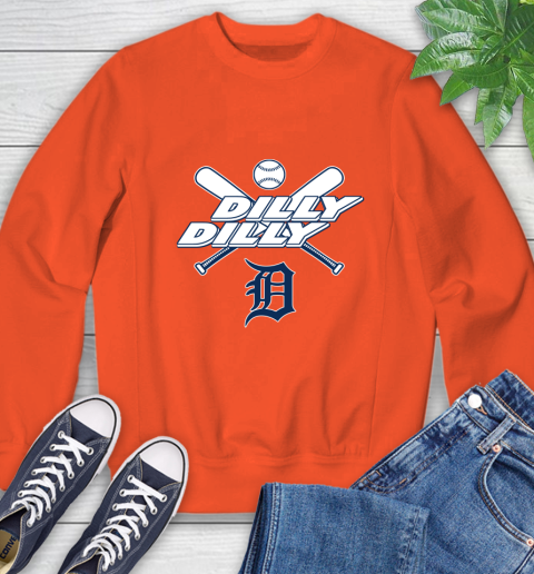 MLB Detroit Tigers Dilly Dilly Baseball Sports Sweatshirt 4