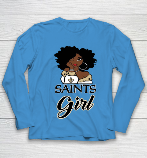 New Orleans Saints Girl NFL Youth Long Sleeve 7