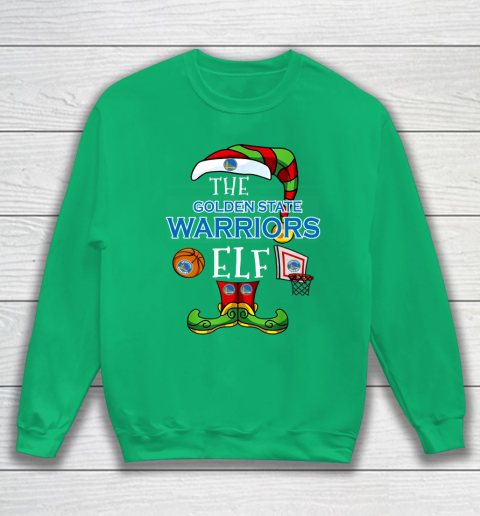 Golden State Warriors Christmas ELF Funny NBA Sweatshirt 5