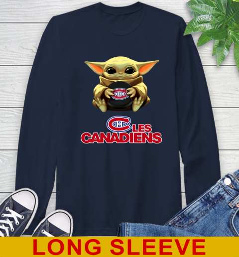 NHL Hockey Montreal Canadiens Star Wars Baby Yoda Shirt 61