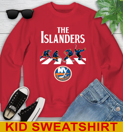 NHL Hockey New York Islanders The Beatles Rock Band Shirt Youth Sweatshirt 7