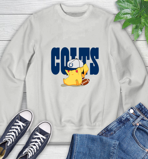 NFL Pikachu Football Sports Indianapolis Colts Sweatshirt 5