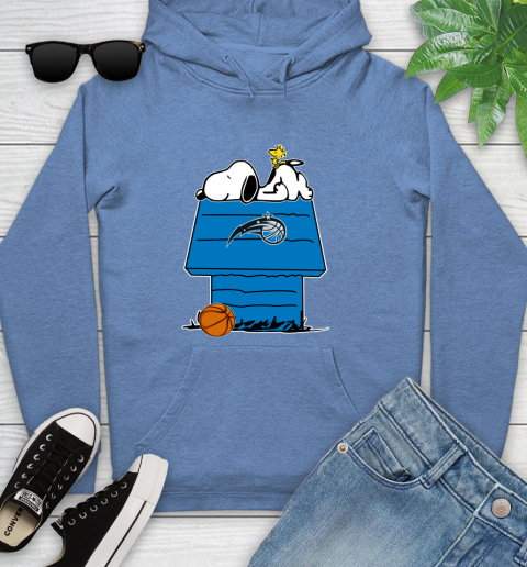Orlando Magic NBA Basketball Snoopy Woodstock The Peanuts Movie Youth Hoodie 12
