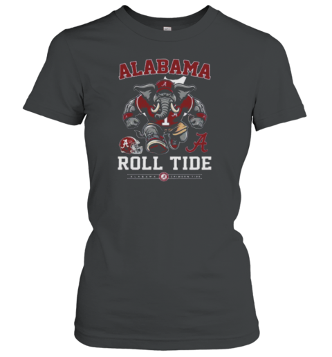 Alabama Crimson Tide Football Roll Tide Women's T-Shirt