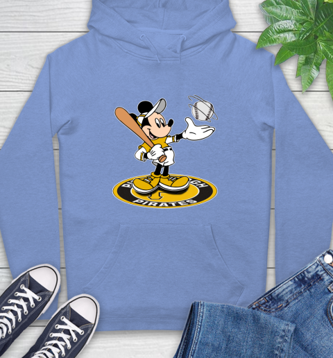 MLB Baseball Pittsburgh Pirates Cheerful Mickey Disney Shirt Hoodie 12