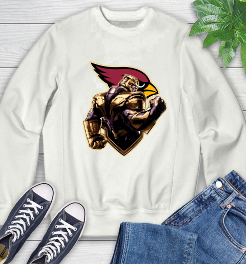NFL Thanos Avengers Endgame Football Sports Arizona Cardinals Sweatshirt
