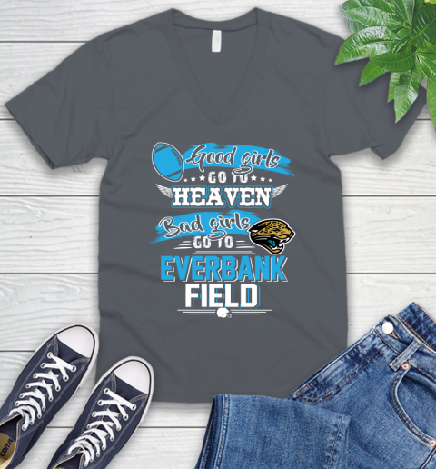 Jacksonville Jaguars NFL Bad Girls Go To Everbank Field Shirt V-Neck T-Shirt 4