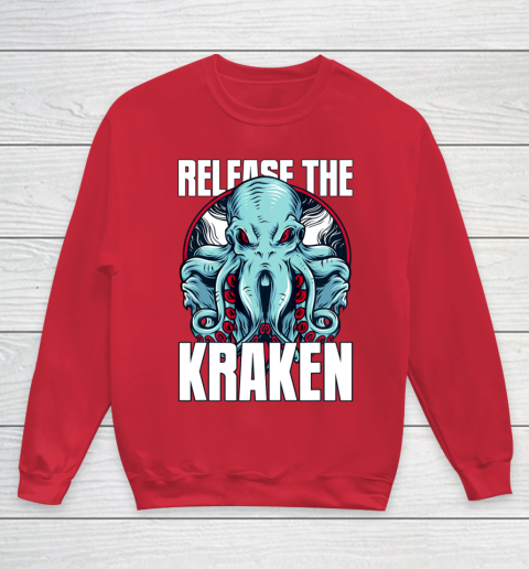 Release the Kraken Youth Sweatshirt 7