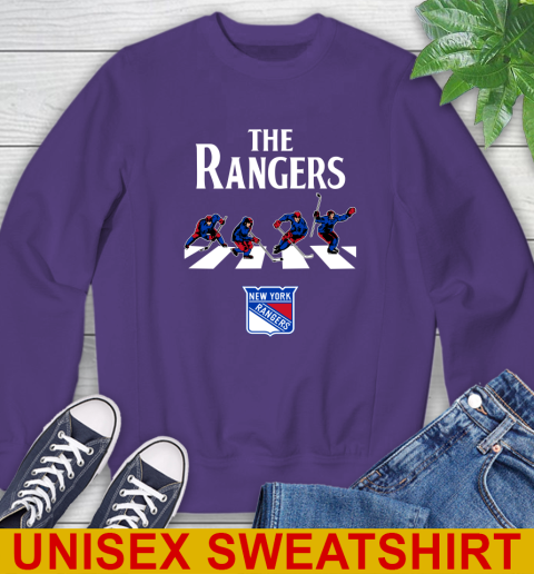 NHL Hockey New York Rangers The Beatles Rock Band Shirt Sweatshirt