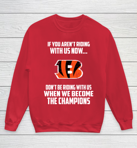 NFL Cincinnati Bengals Football We Become The Champions Youth Sweatshirt 7