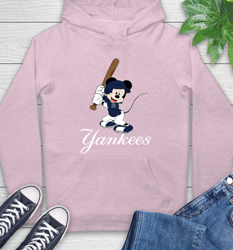 MLB Baseball New York Yankees Cheerful Mickey Mouse Shirt Hoodie 10