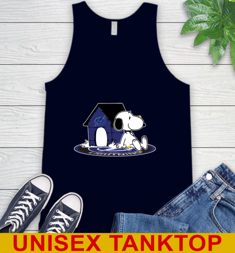 NHL Hockey Tampa Bay Lightning Snoopy The Peanuts Movie Shirt Tank Top 3