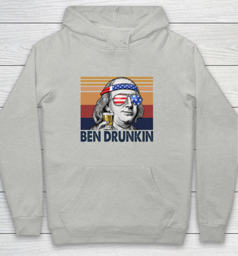 Ben Drunkin Drink Independence Day The 4th Of July Shirt Youth Hoodie