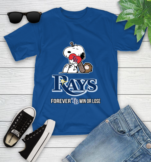 MLB The Peanuts Movie Snoopy Forever Win Or Lose Baseball Tampa Bay Rays 111