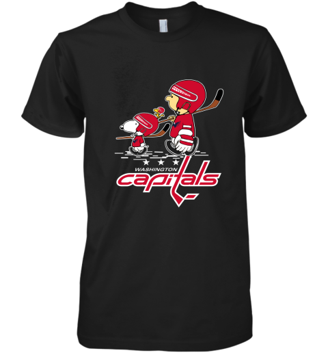 Let's Play Washington Capitals Ice Hockey Snoopy NHL Premium Men's T-Shirt