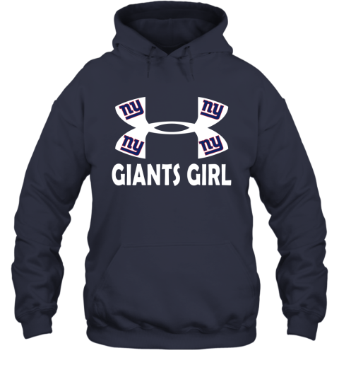 NFL New York Giants Girl Under Armour Football Sports AuJv3pBJQwo hoodie 23 95 151514 front navy