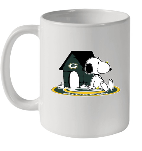 NFL Football Green Bay Packers Snoopy The Peanuts Movie Shirt Ceramic Mug 11oz