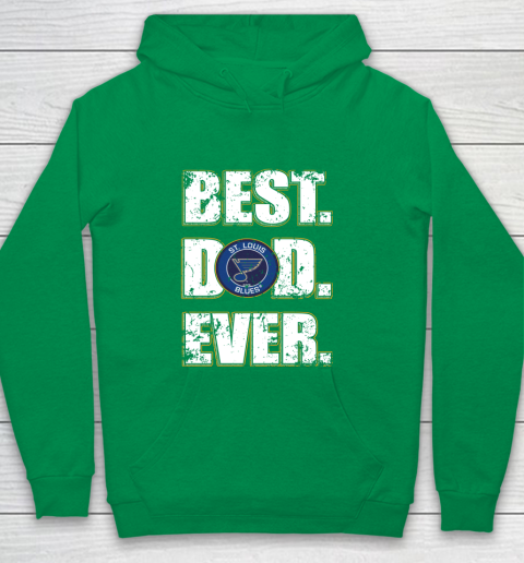 NHL St.Louis Blues Hockey Best Dad Ever Family Shirt Youth Hoodie 4