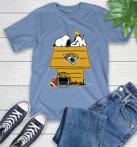Jacksonville Jaguars NFL Football Snoopy Woodstock The Peanuts Movie T-Shirt 11