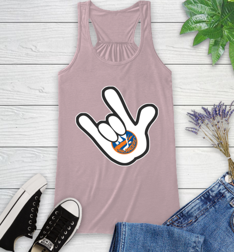 New York Islanders NHL Hockey Mickey Rock Hand Disney Racerback Tank 11