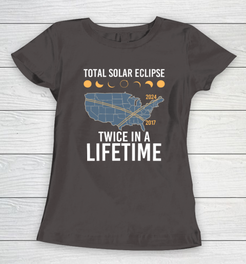 Twice In A Lifetime Solar Eclipse Shirt 2024 Total Eclipse Women's T-Shirt 5