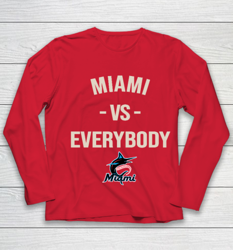 Miami Marlins Vs Everybody Youth Long Sleeve 8