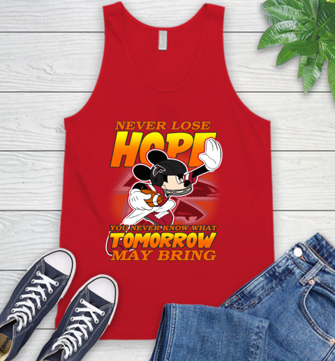 Atlanta Falcons NFL Football Mickey Disney Never Lose Hope (1) Tank Top 5