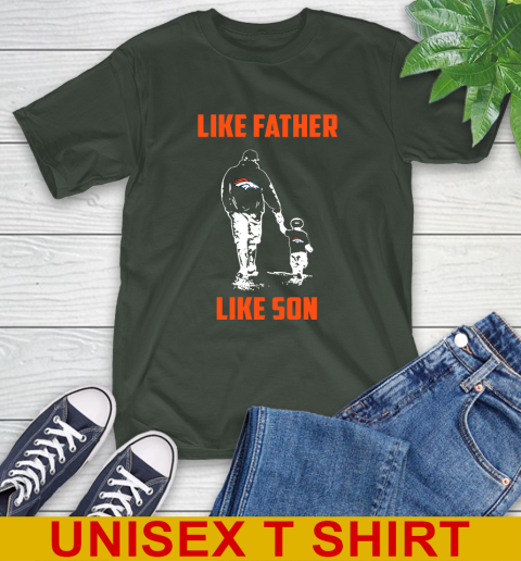 Denver Broncos NFL Football Like Father Like Son Sports T-Shirt 18