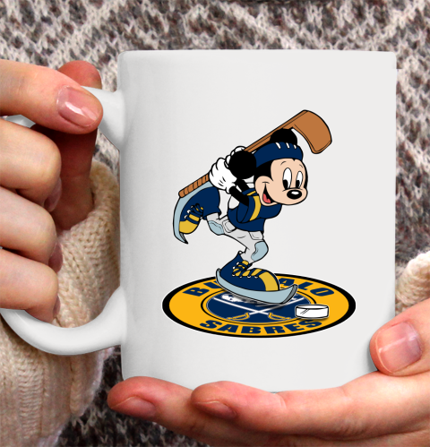 NHL Hockey Buffalo Sabres Cheerful Mickey Disney Shirt Ceramic Mug 15oz 2