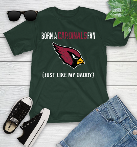 NFL Arizona Cardinals Football Loyal Fan Just Like My Daddy Shirt Youth T-Shirt 4