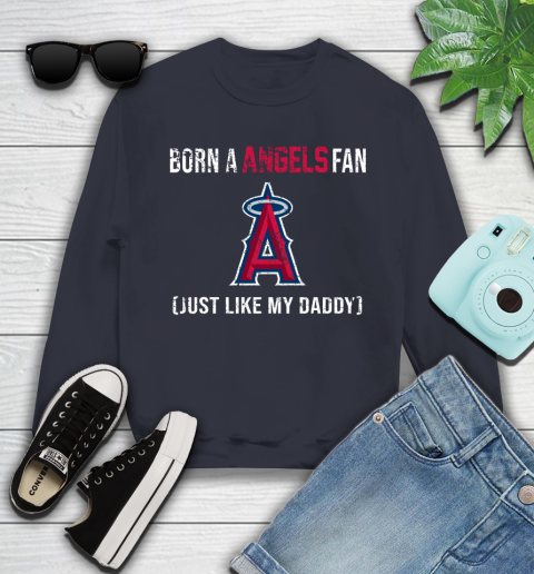 MLB Baseball Los Angeles Angels Loyal Fan Just Like My Daddy Shirt Youth Sweatshirt 3 MLB Baseball Los Angeles Angels Loyal Fan Just Like My Daddy Shirt Youth Sweatshirt - Image 3