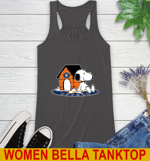 MLB Baseball Houston Astros Snoopy The Peanuts Movie Shirt Racerback Tank 12