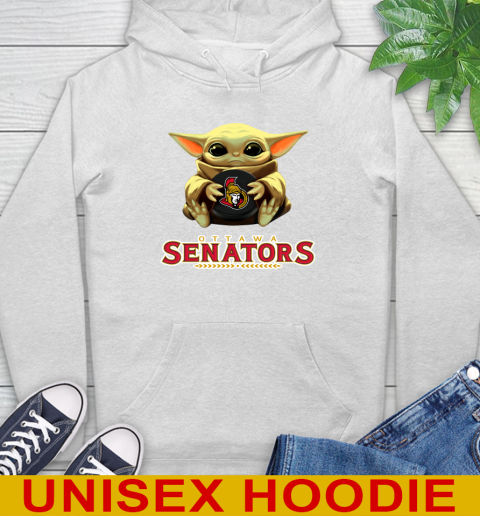 NHL Hockey Ottawa Senators Star Wars Baby Yoda Shirt 13