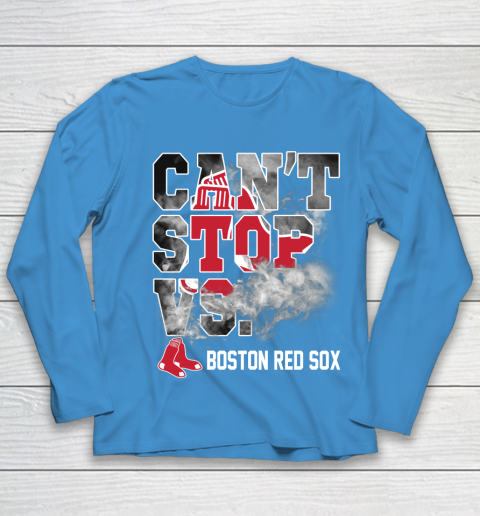 MLB Boston Red Sox Baseball Can't Stop Vs Boston Red Sox Youth Long Sleeve 5
