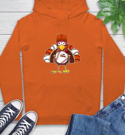 Baltimore Orioles Turkey thanksgiving Hoodie 5
