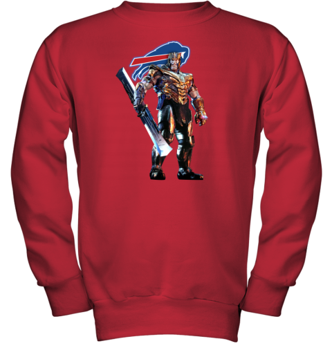 NFL Spider Man Avengers Endgame Football Buffalo Bills Youth T