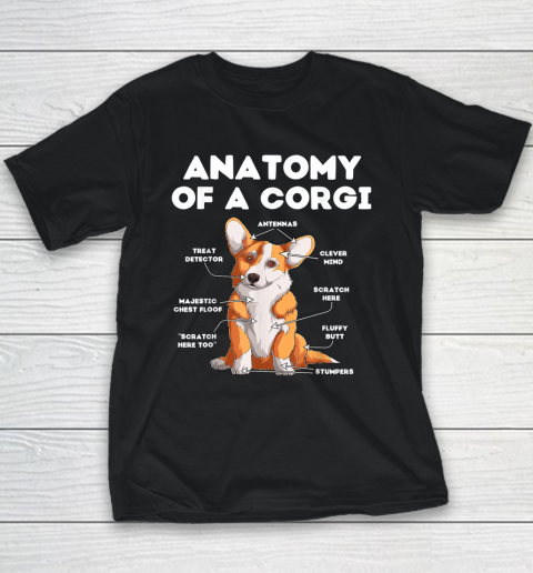 Anatomy of a Corgi Dog Lover Youth T-Shirt
