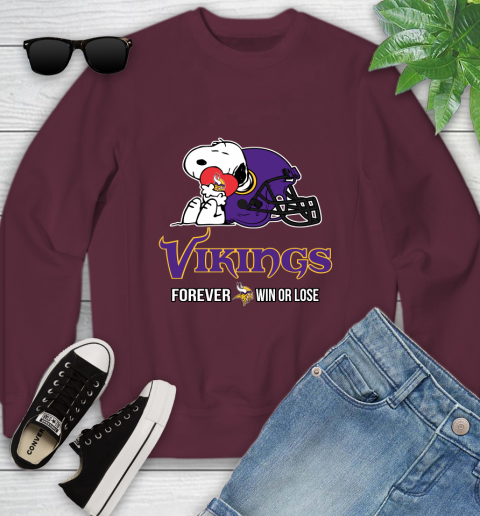 NFL The Peanuts Movie Snoopy Forever Win Or Lose Football Minnesota Vikings 119