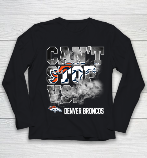 NFL Denver Broncos Can't Stop Vs Youth Long Sleeve