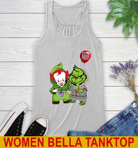Sacramento Kings Baby Pennywise Grinch Christmas NBA Basketball Racerback Tank