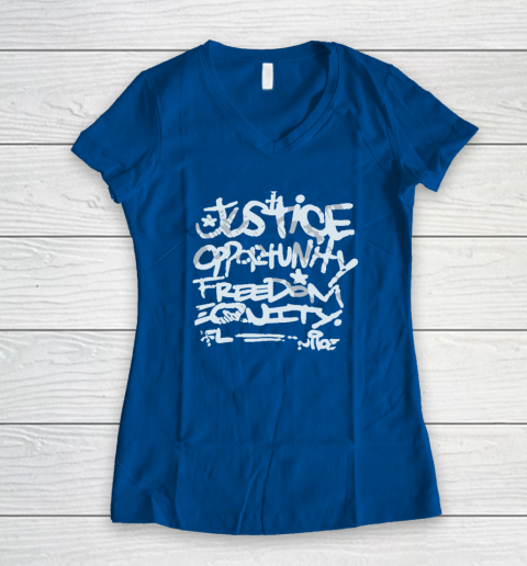 Mike Tomlin Justice Women's V-Neck T-Shirt 5