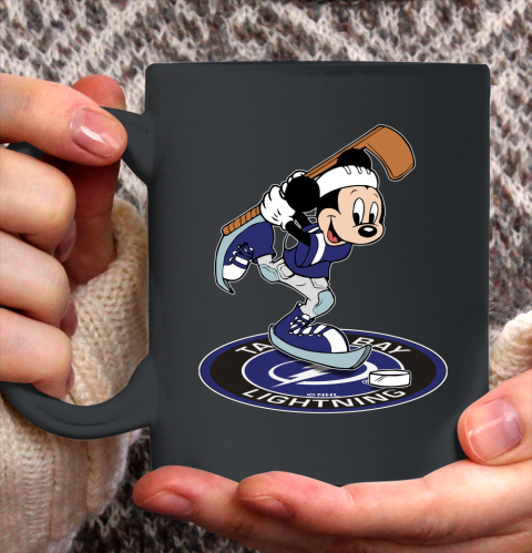NHL Hockey Tampa Bay Lightning Cheerful Mickey Disney Shirt Ceramic Mug 11oz