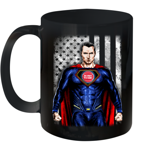 NBA Basketball Detroit Pistons Superman DC Shirt Ceramic Mug 11oz
