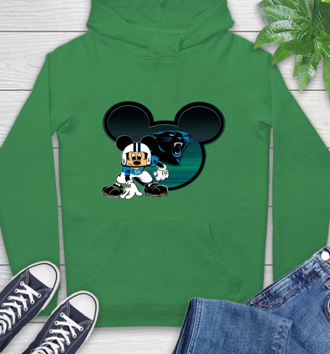 NFL Carolina Panthers Mickey Mouse Disney Football T Shirt Hoodie 8